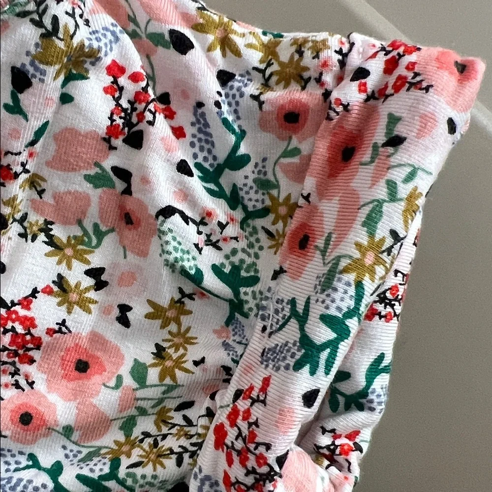 Lou Lou & Company Floral Newborn One Piece Romper - Picture 4 of 6